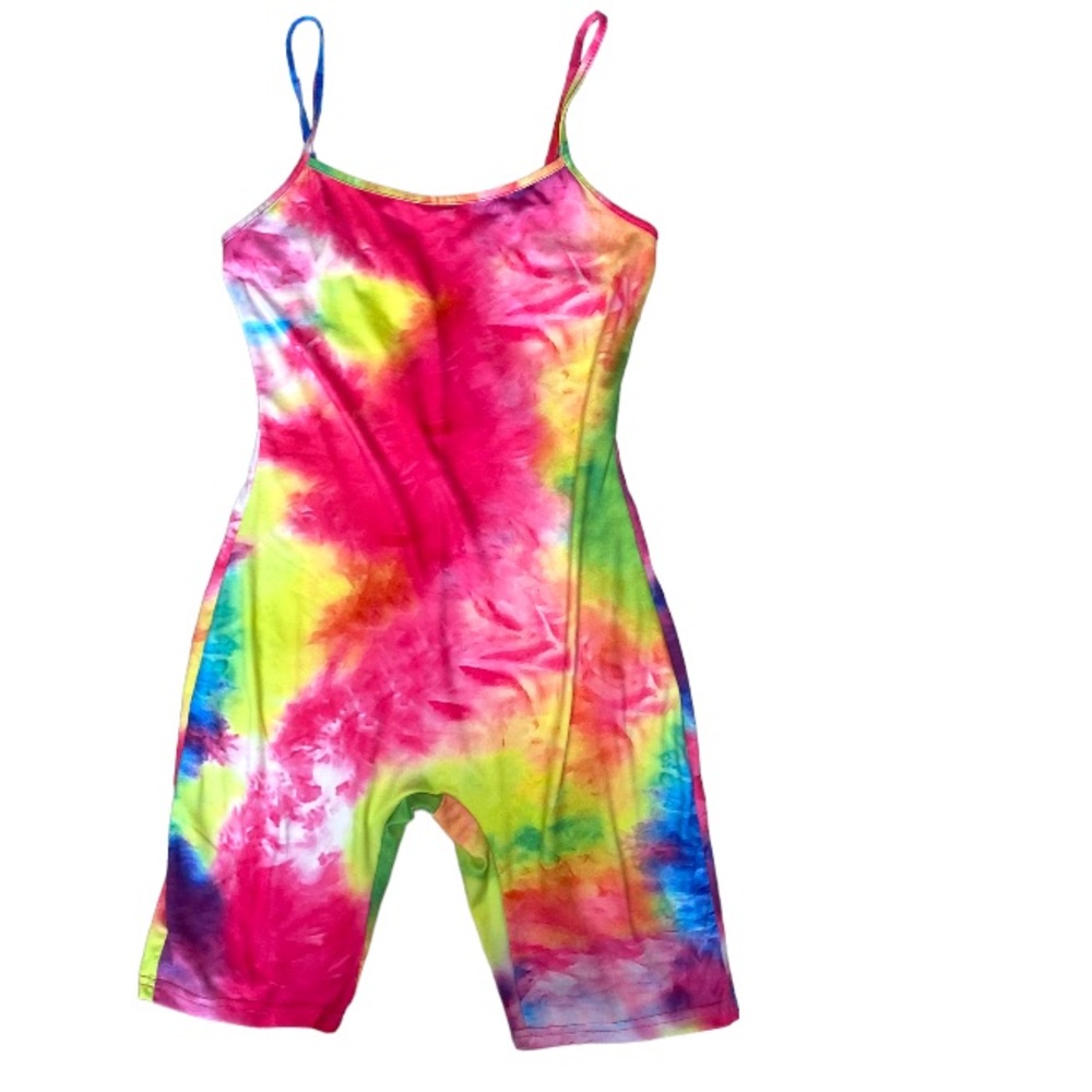 sexy tie dye romper